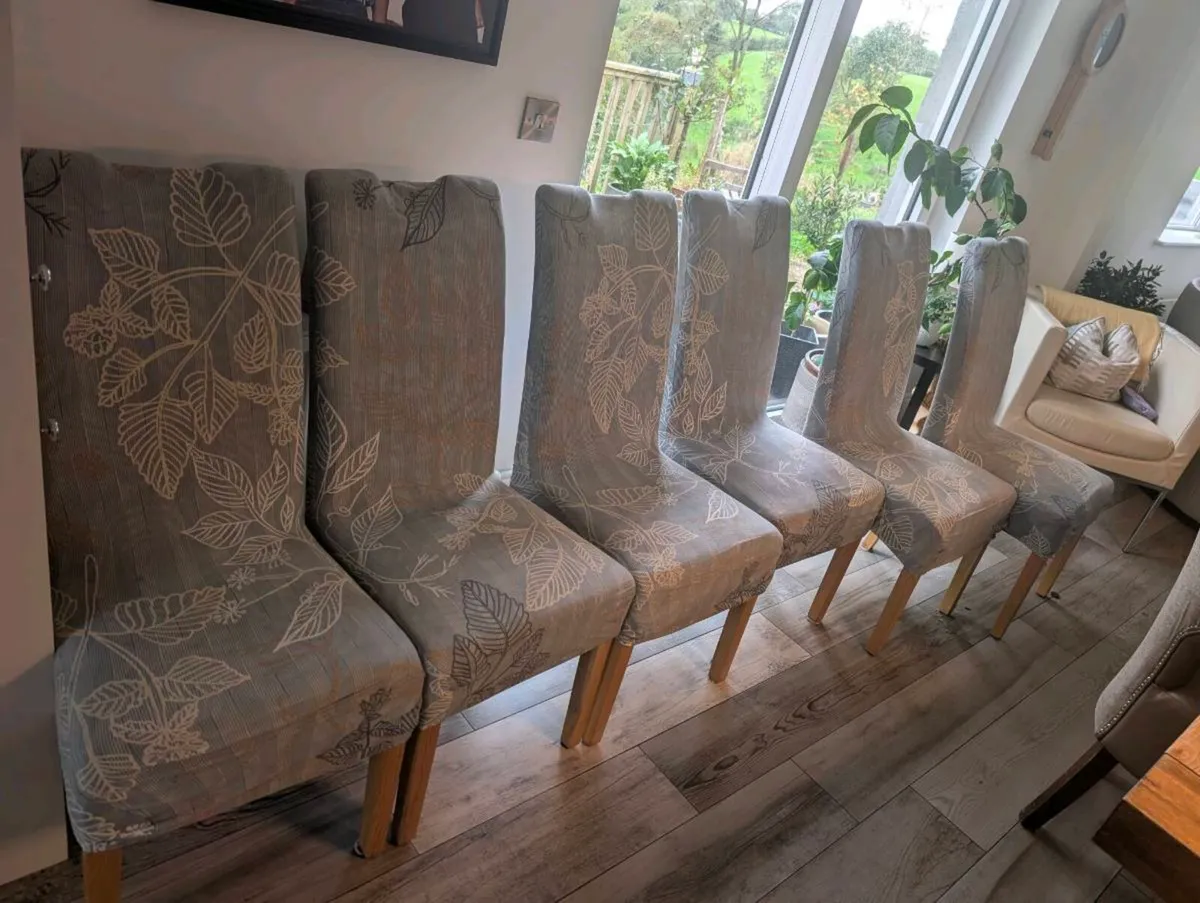 Tall Back Dining Chairs - Image 2