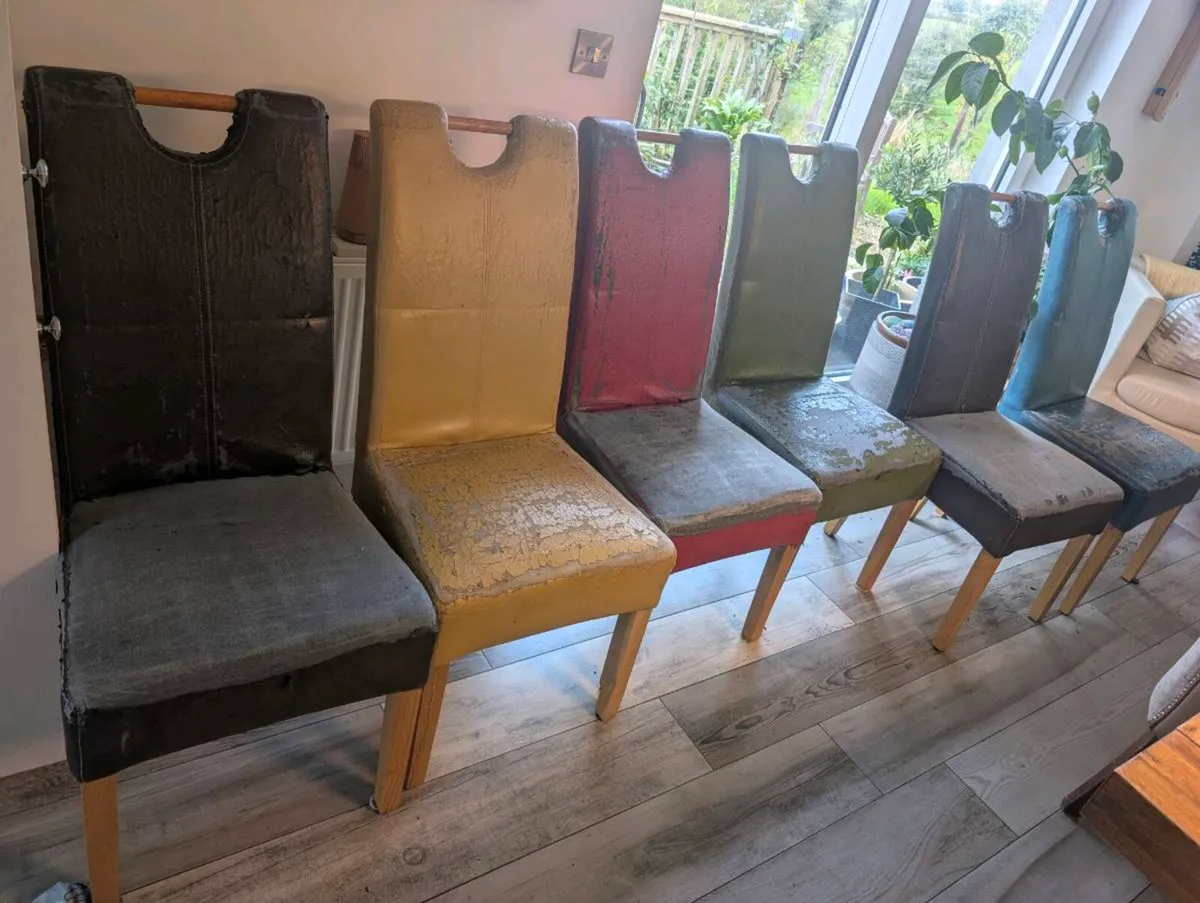 Tall Back Dining Chairs - Image 3