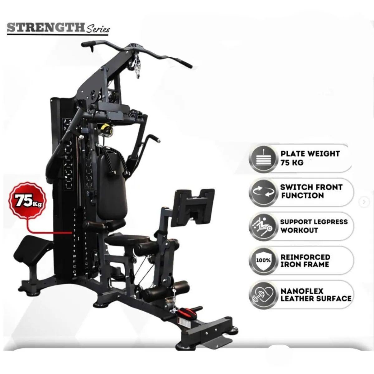 Multi gym With Leg Press attachment - Image 3