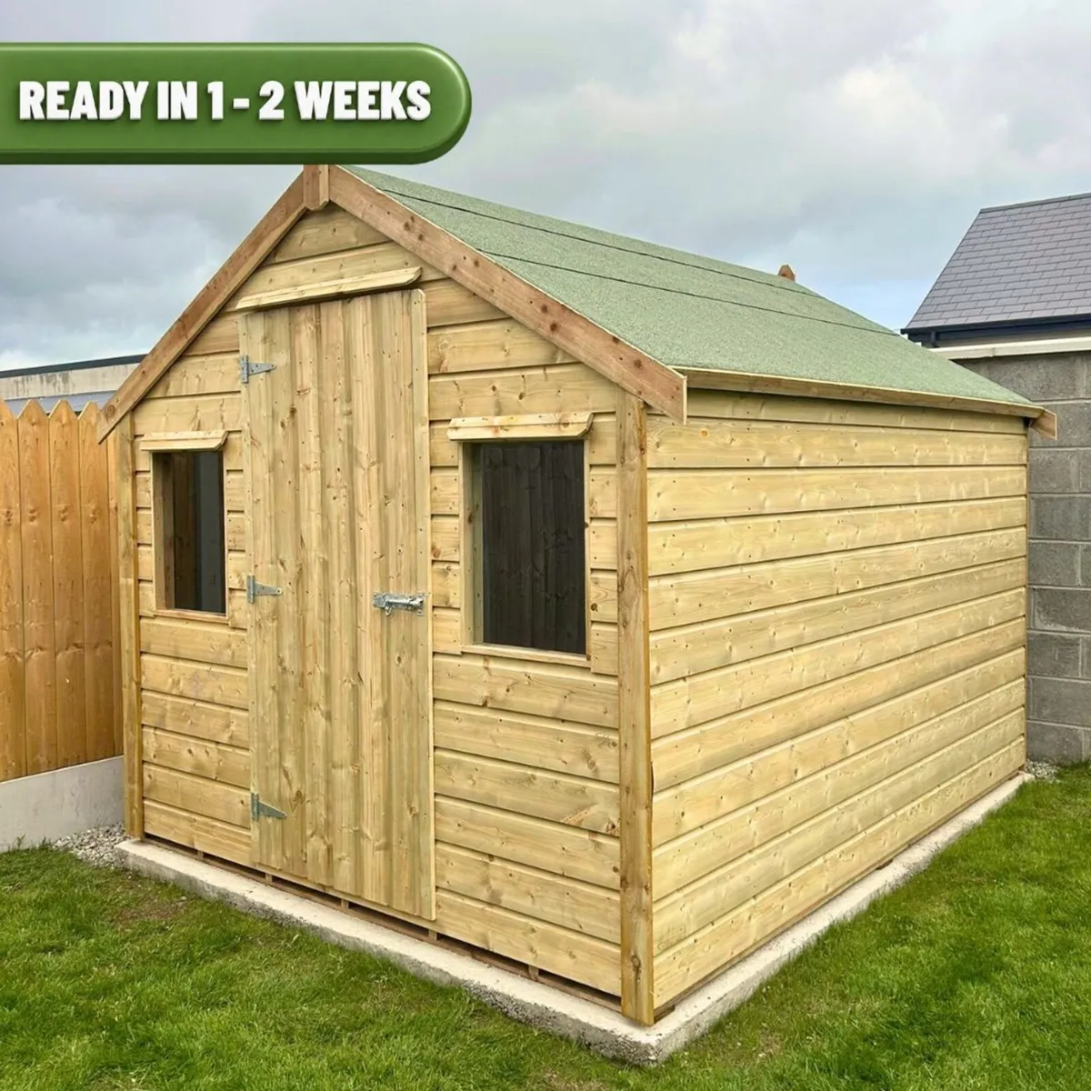 10ft x 8ft Timber Garden Shed | West Cork - Image 1