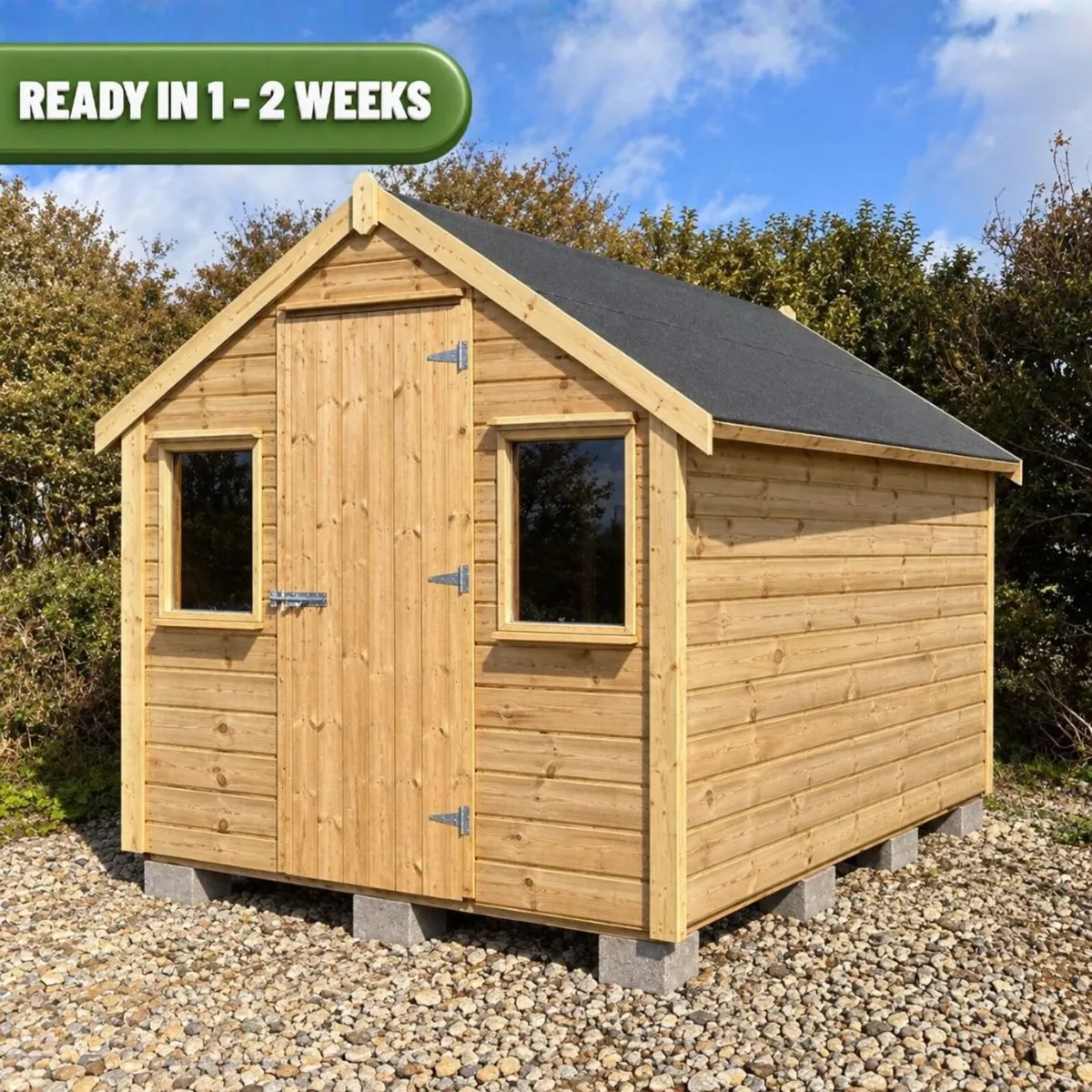 12ft x 8ft Timber Garden Shed | West Cork