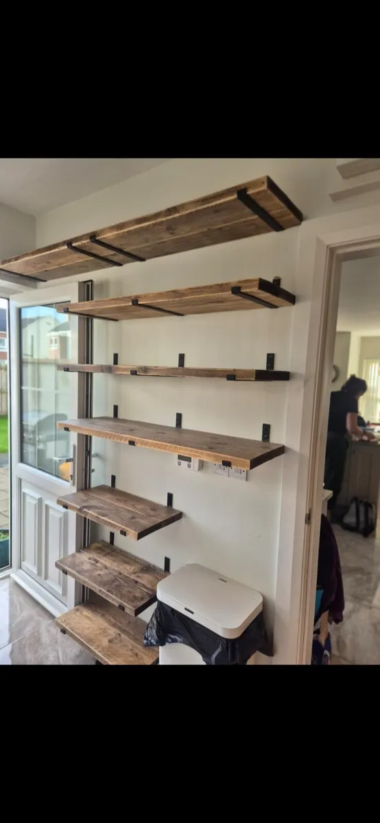 Reclaimed wood shelving for sale - Image 3