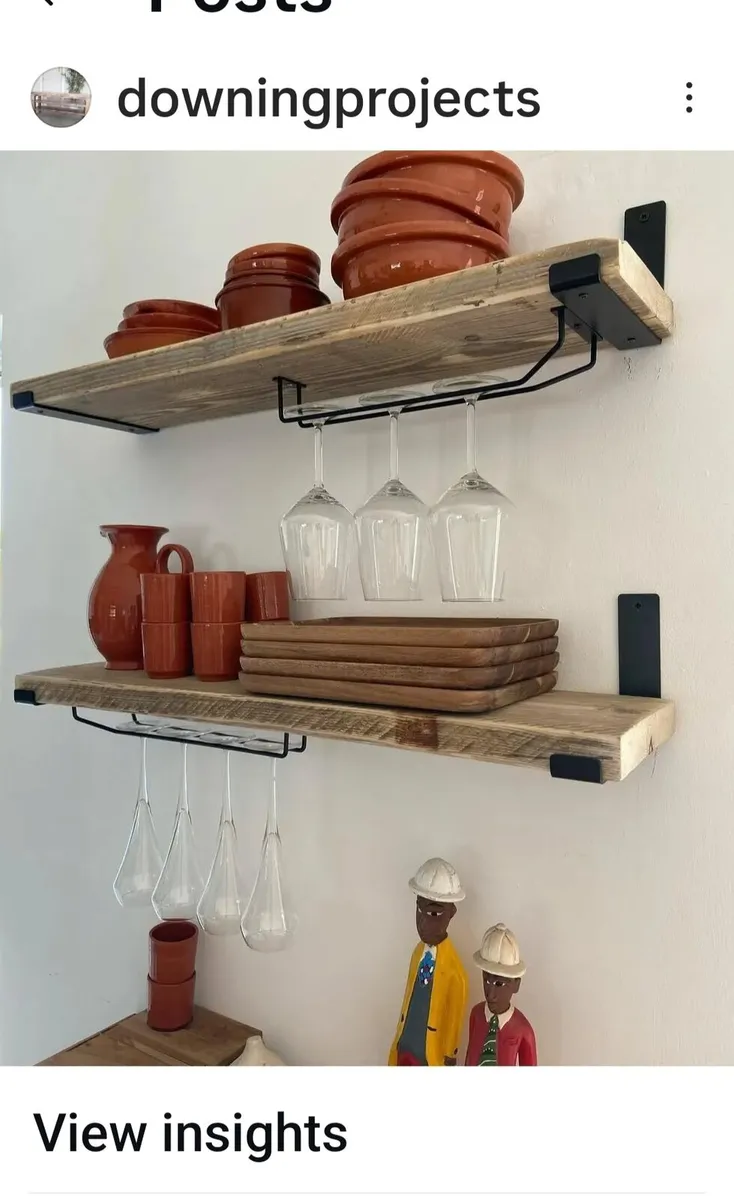 Reclaimed wood shelving for sale - Image 1
