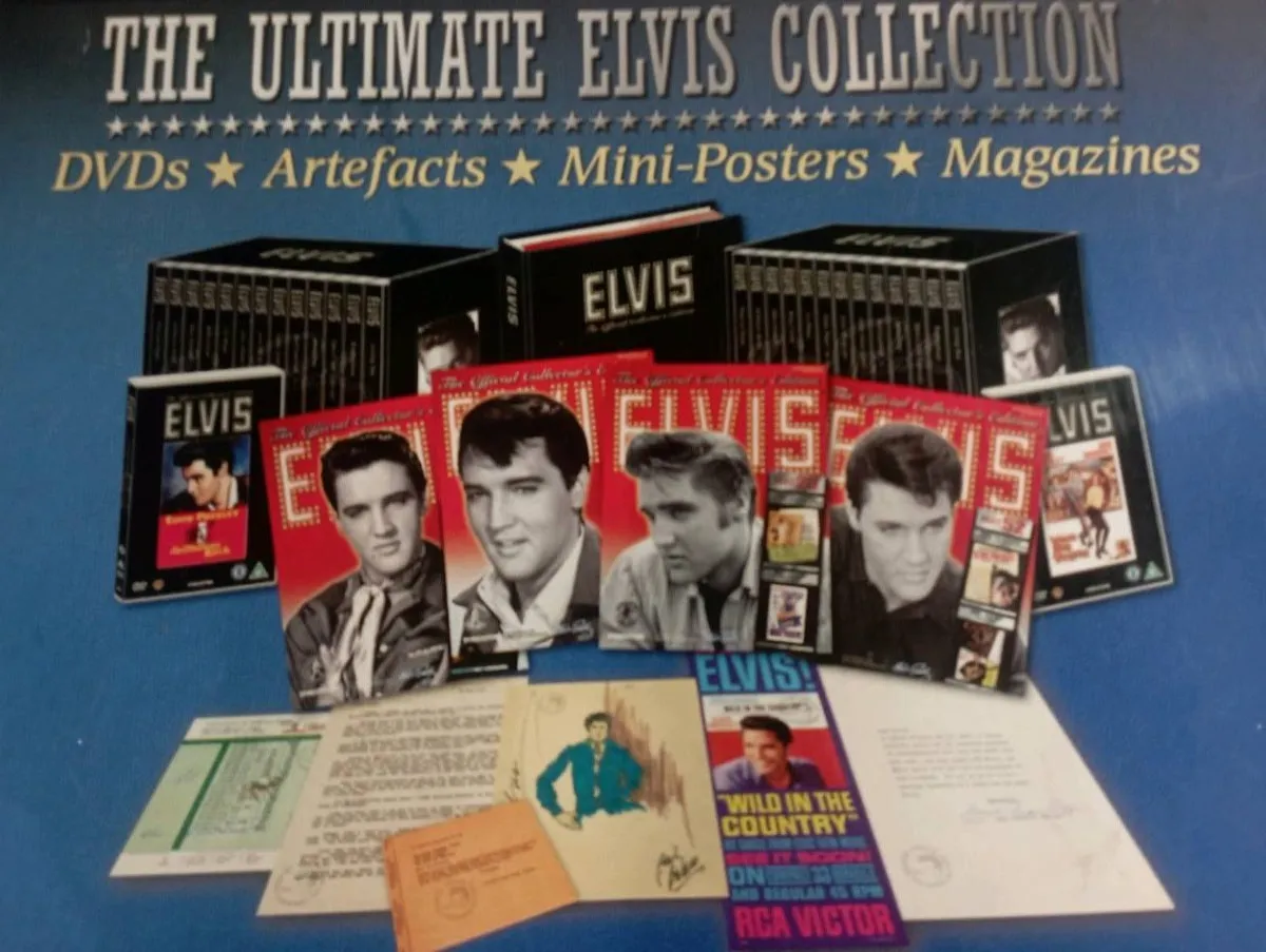 A COLLECTION OF ELVIS PRESLEY DVDs - Image 1