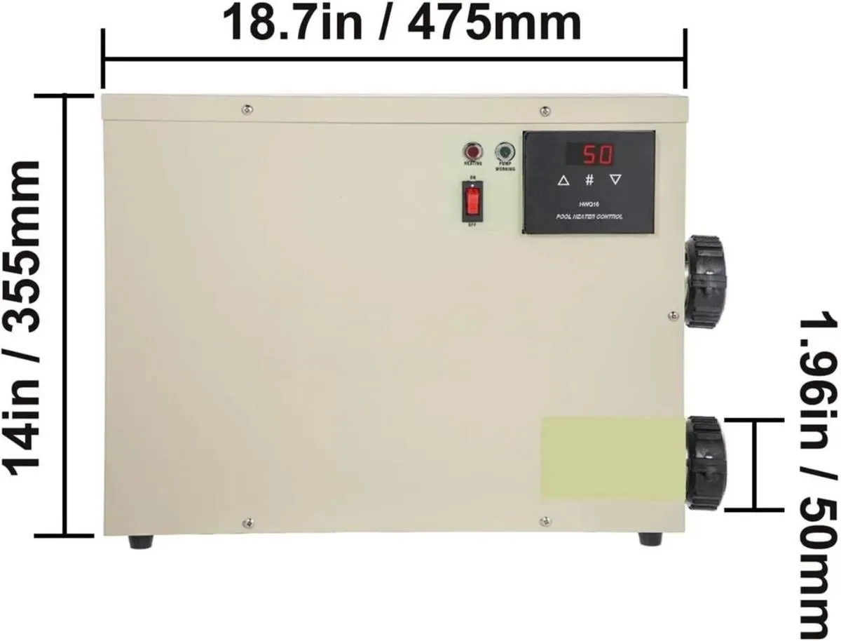 11KW Electric Swimming Pool Spa Heater Thermostat - Image 3