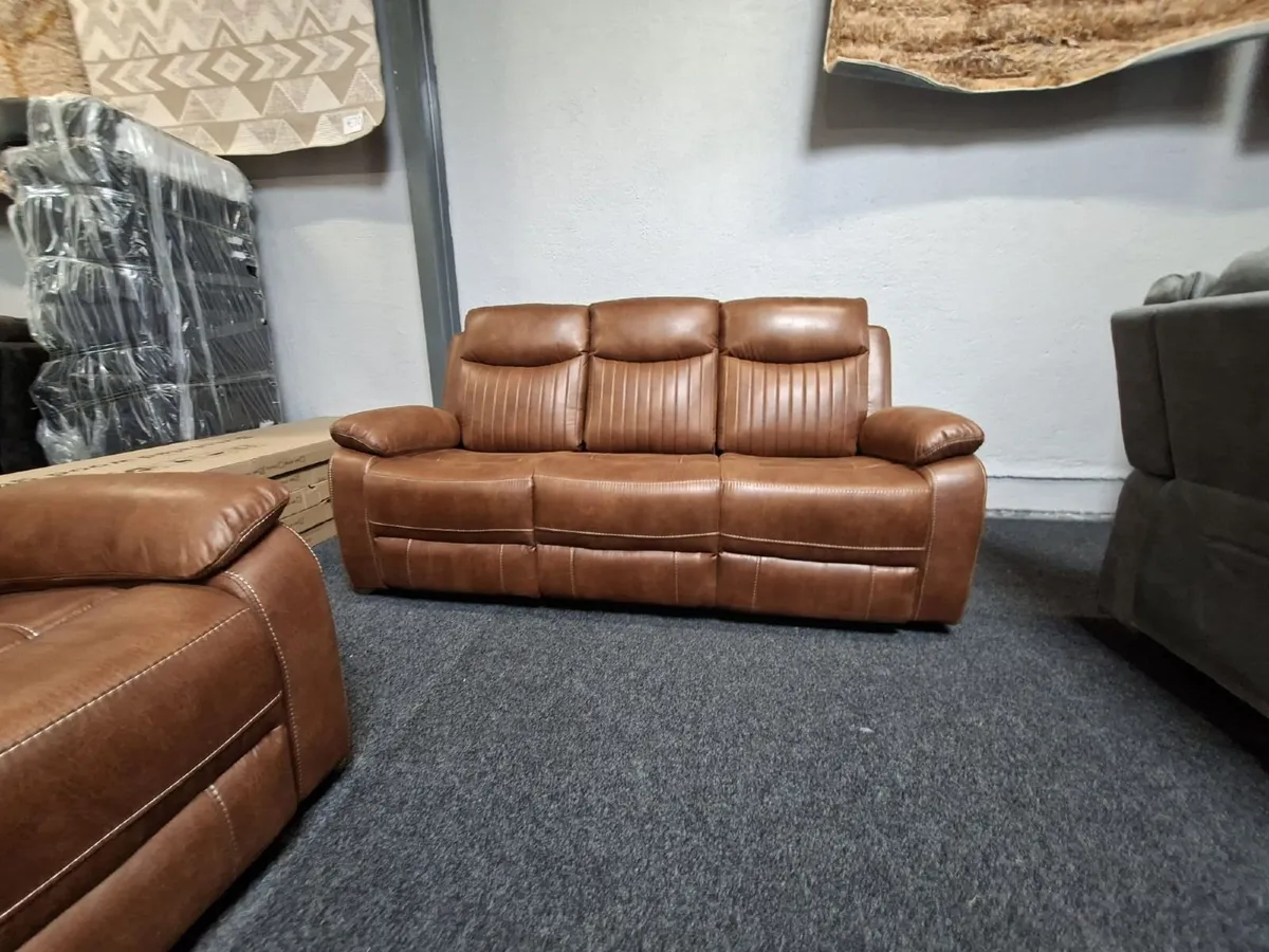 Stockton Fully Reclining Sofa Delivered Across Ire - Image 2