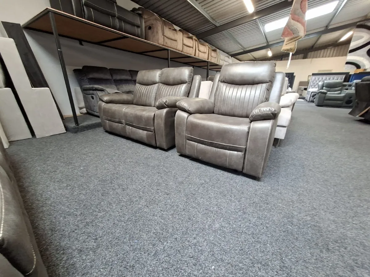 Stockton Fully Reclining Sofa Delivered Across Ire - Image 1