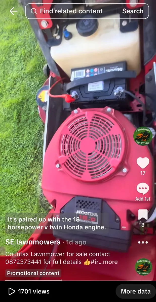 Lawnmower for sale - Image 2