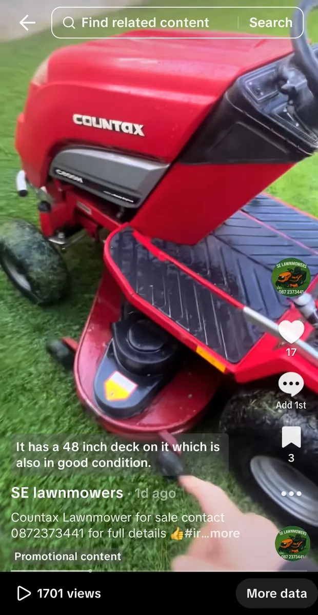 Lawnmower for sale - Image 4
