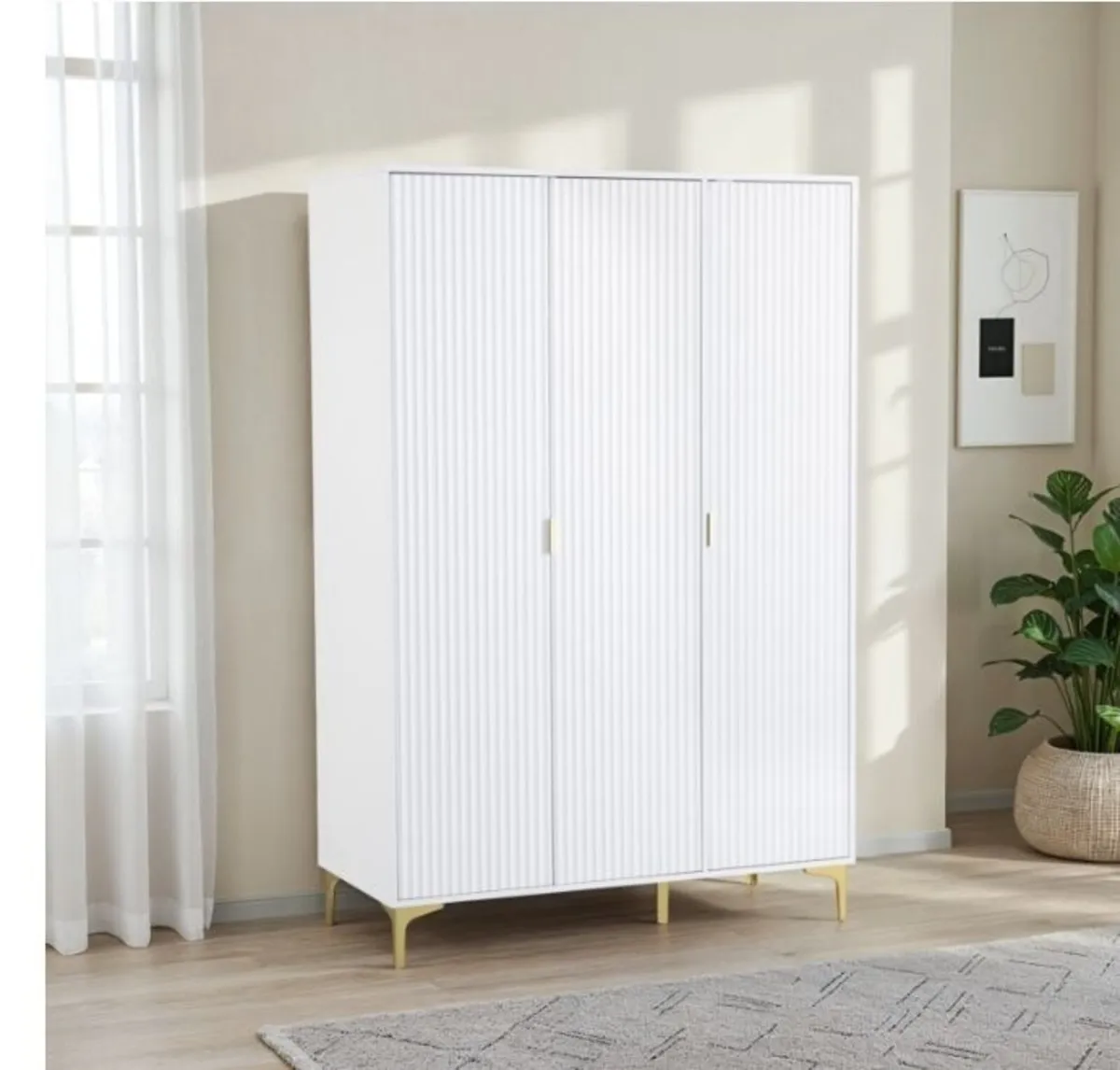 Miami 3 Door Wardrobe - Image 2