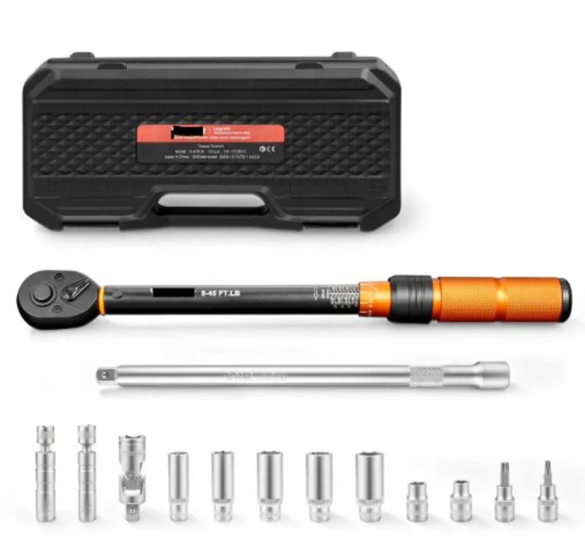 Torque Wrench 3/8-inch Drive Click Torque Wrench - Image 1