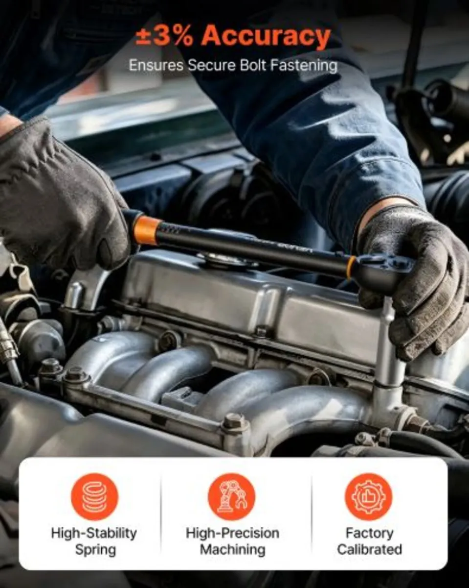 Torque Wrench 3/8-inch Drive Click Torque Wrench - Image 2