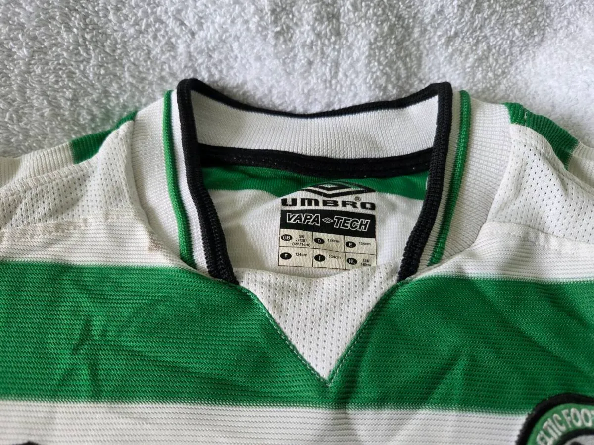Celtic Football Home Jersey 2001 to 2003 Shirt - Image 2