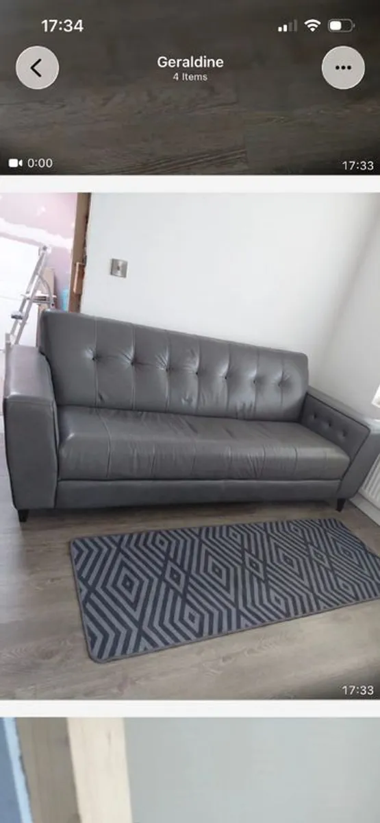 Leather sofa - Image 2