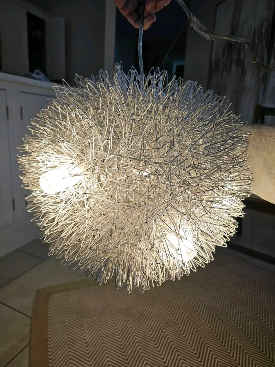 Beautiful Contemporary centre light fitting & side - Image 2