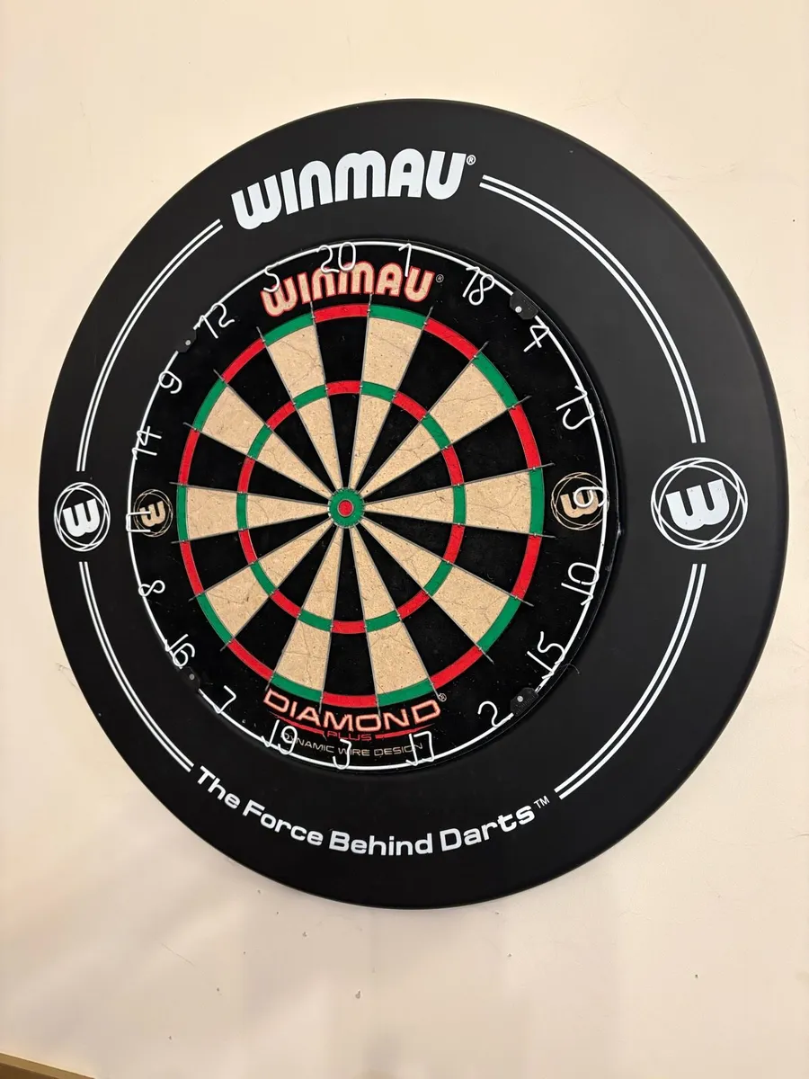 Dart Board and Wall Protector - Winmau - Image 1