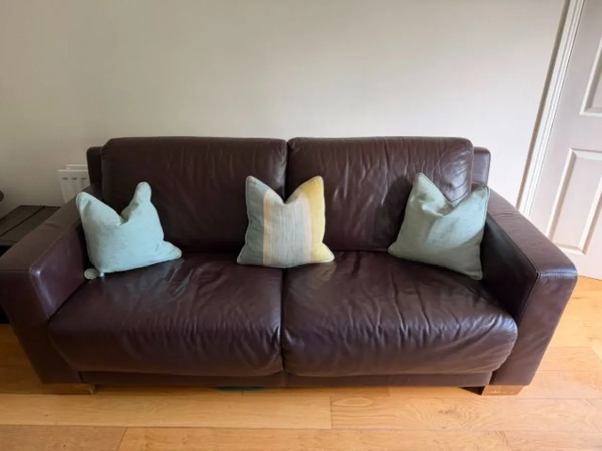 Leather Sofas - Image 1