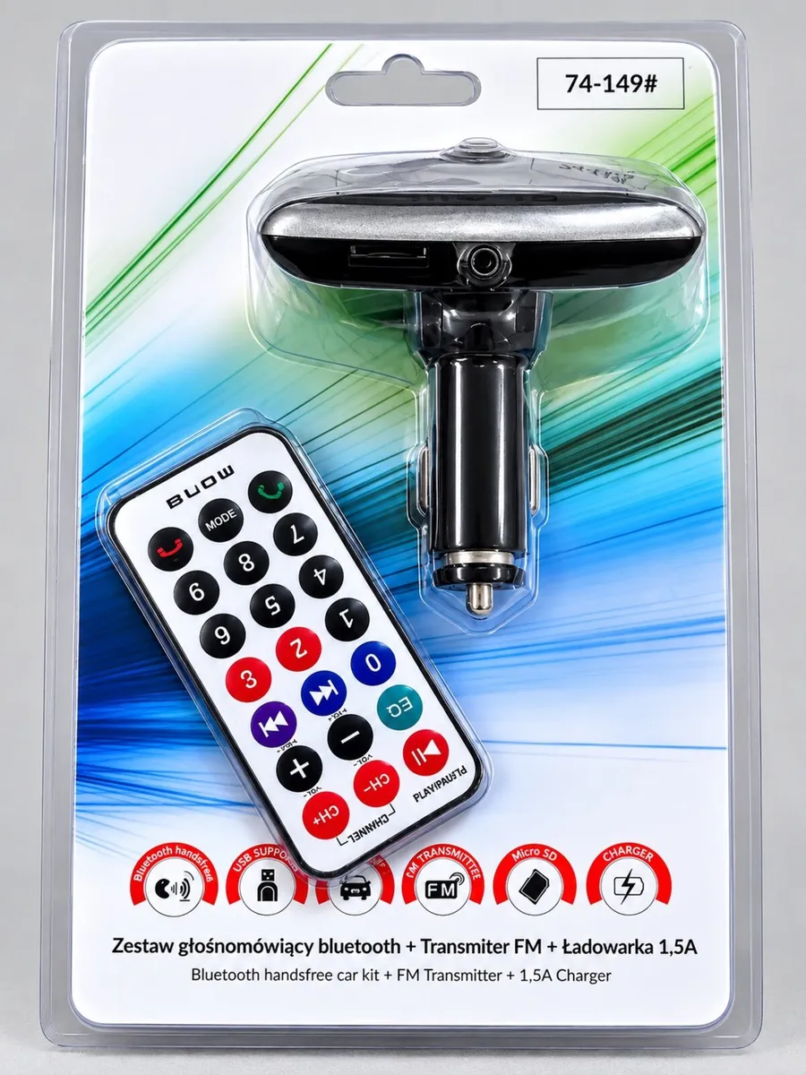 Bluetooth FM Transmitter + Handsfree - Image 1