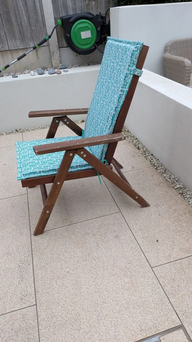 6 x IKEA Äpplarö Reclining Garden Chairs+Cushions - Image 3