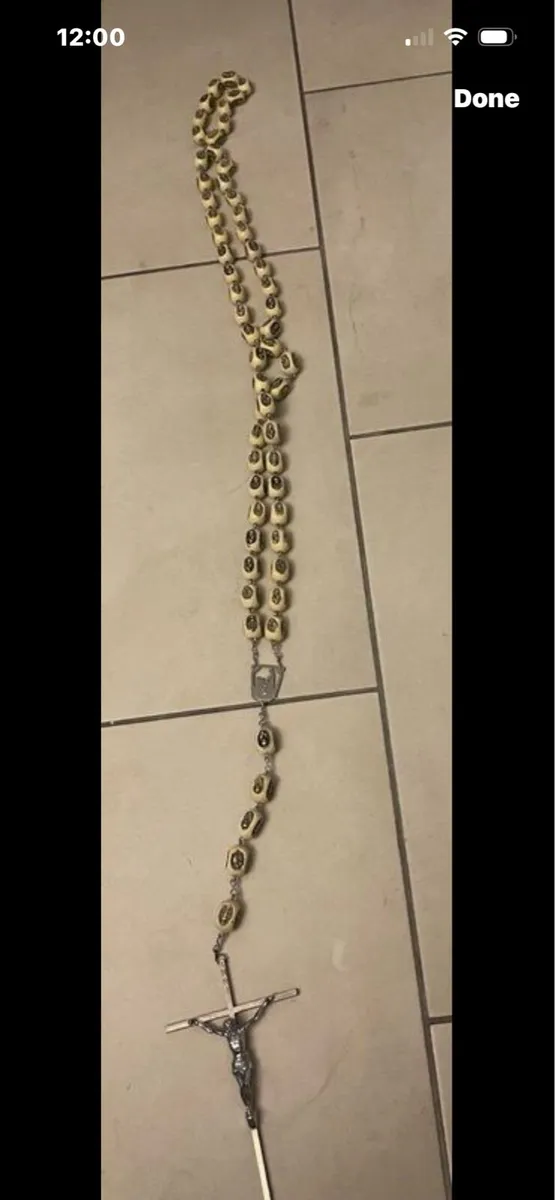 Very Rare Giant Size Rosary Beads - Image 2