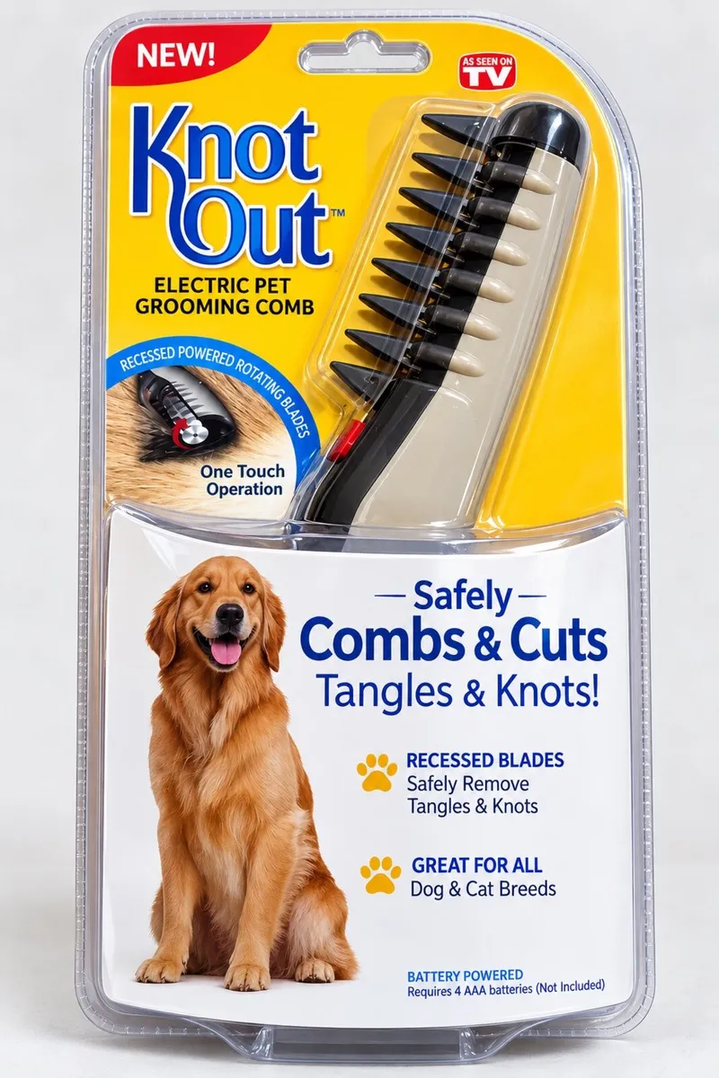 Knot Out Electric Pet Comb - Image 1