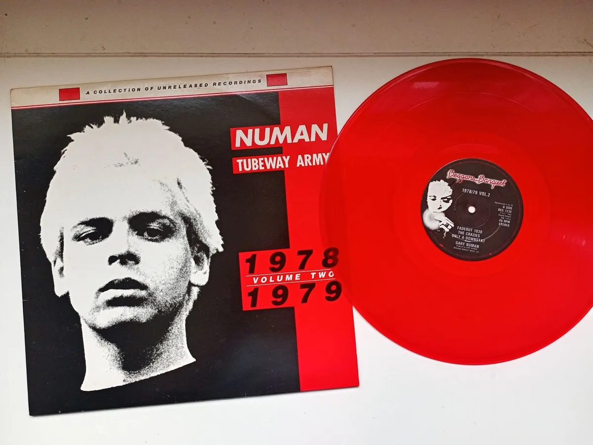 TUBEWAY  ARMY  4  TRACK  EP  RED  VINYL - Image 1