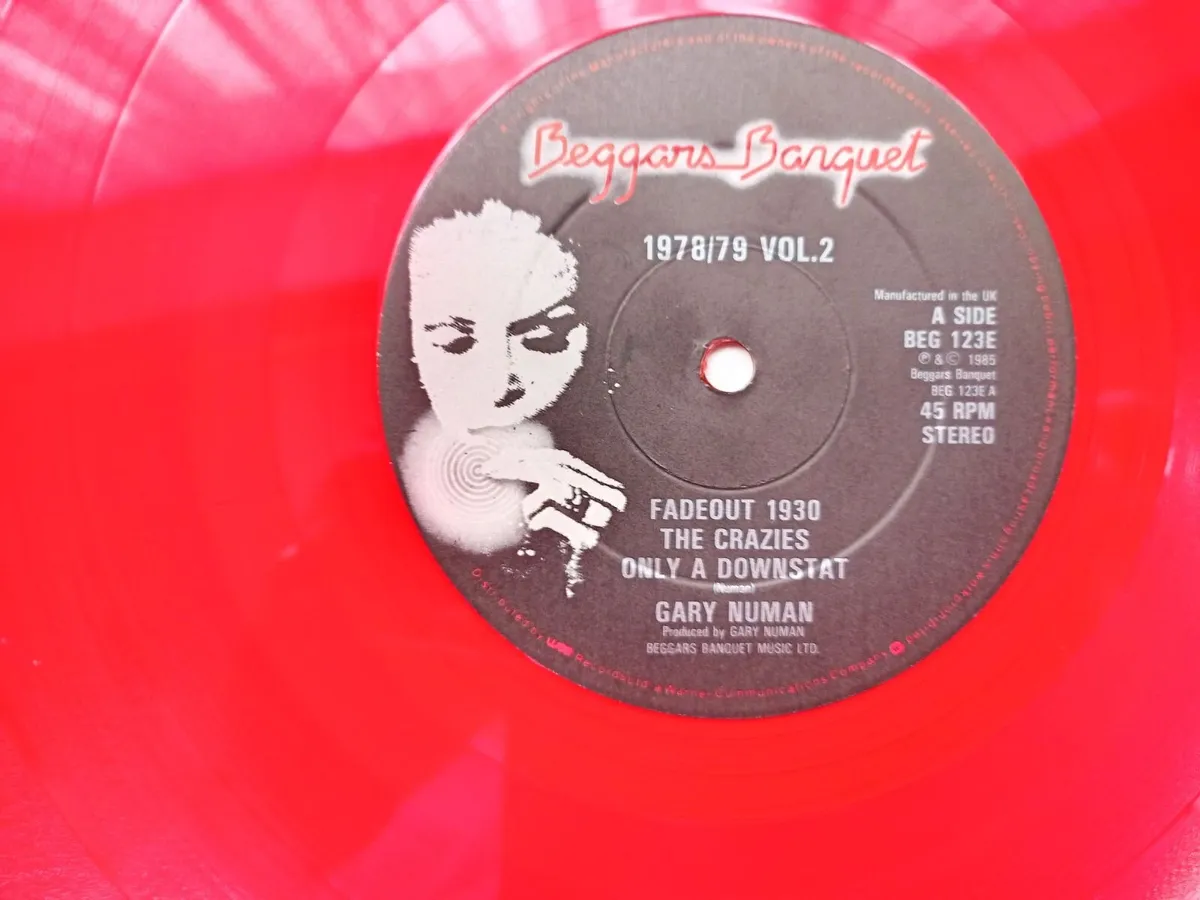 TUBEWAY  ARMY  4  TRACK  EP  RED  VINYL - Image 2