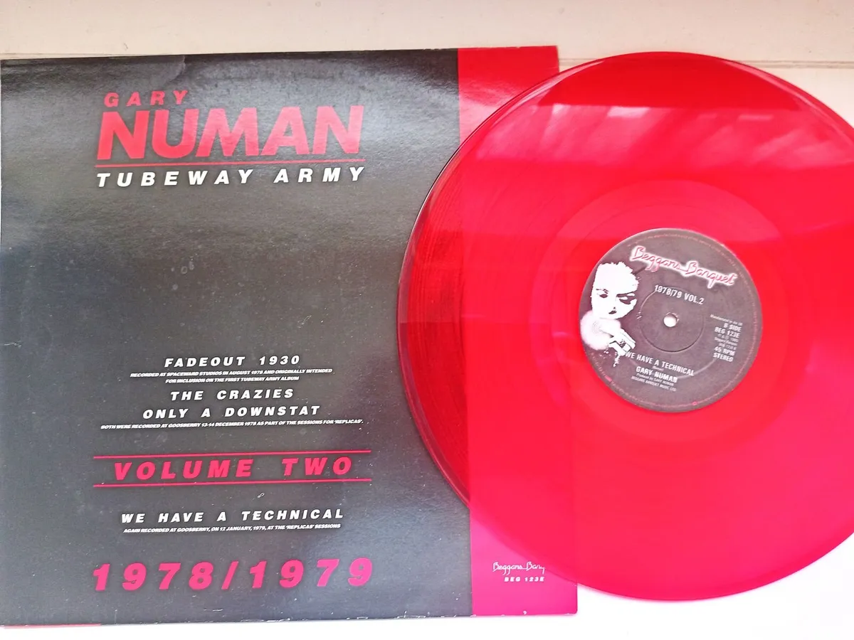TUBEWAY  ARMY  4  TRACK  EP  RED  VINYL - Image 4