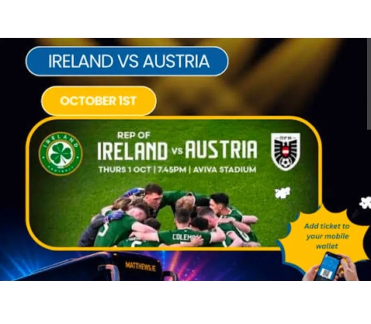 Ireland Vs Austria