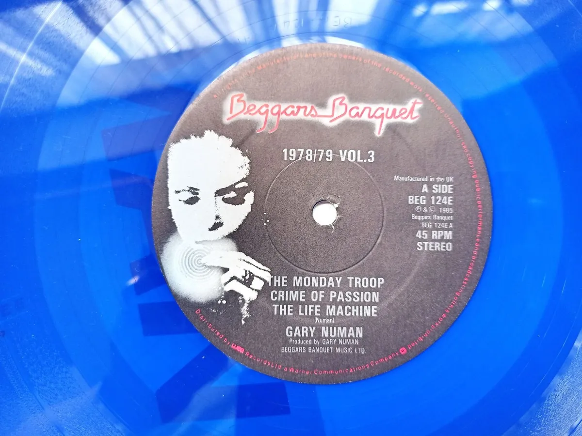 TUBEWAY  ARMY  6  TRACK  EP  BLUE  VINYL - Image 2