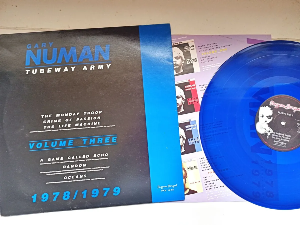 TUBEWAY  ARMY  6  TRACK  EP  BLUE  VINYL - Image 4