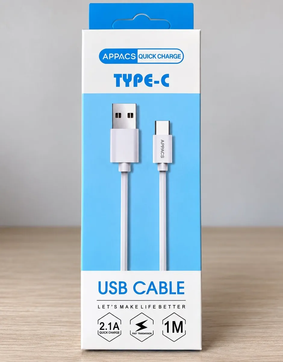 USB-A to Type-C Cable 1M