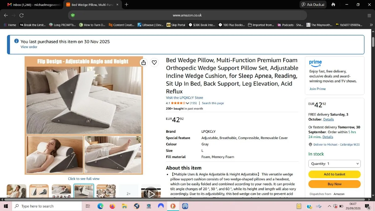 Back support for bed - Image 4