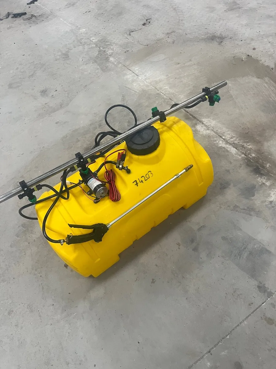 Mounted sprayer for quad or ride mower - Image 1