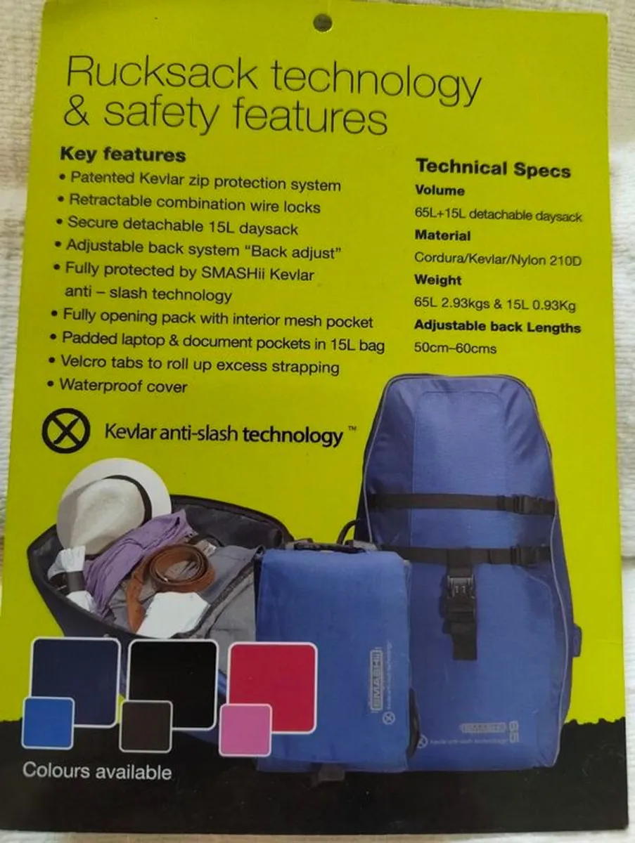 65L Smashii hiking backpack - Image 4