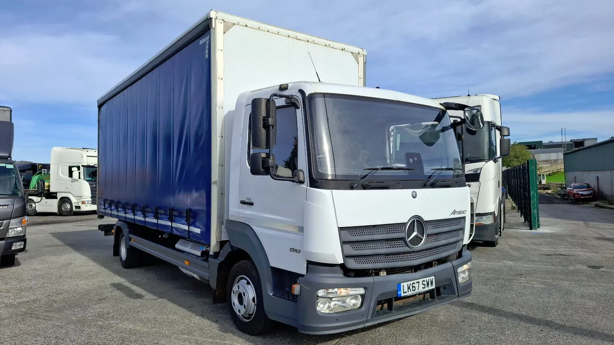 2018 Mercedes Atego 818 , Curtain Side , 7.5 ton - Image 1