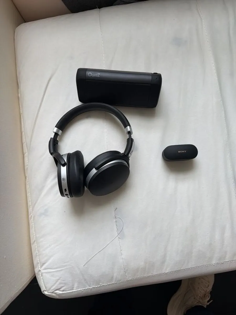 Free Wireless Headphones (two pairs) and Speaker - Image 2