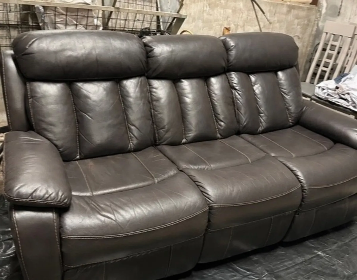 3-seater and 2-seater reclining sofa set - Image 1