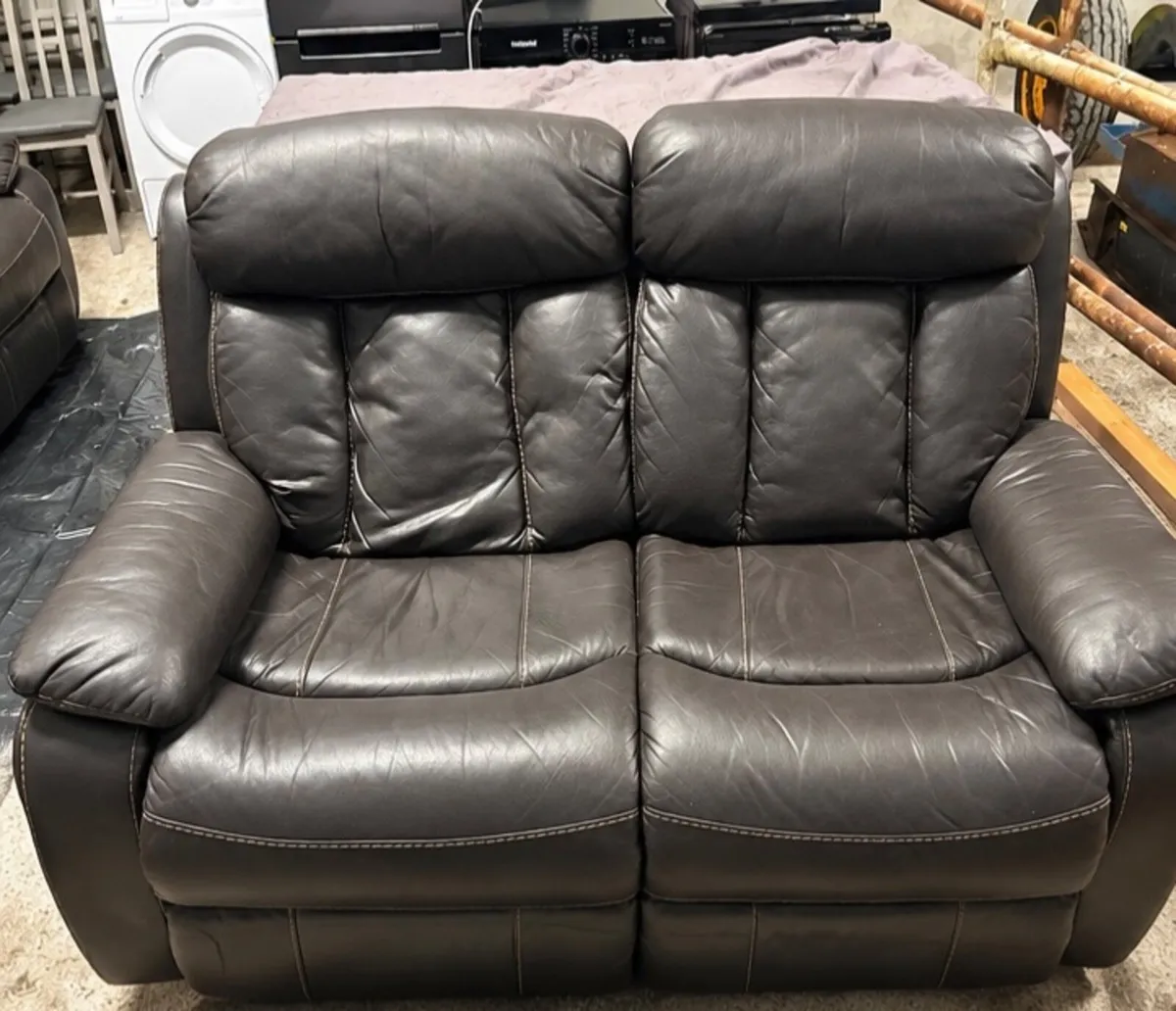 3-seater and 2-seater reclining sofa set - Image 2