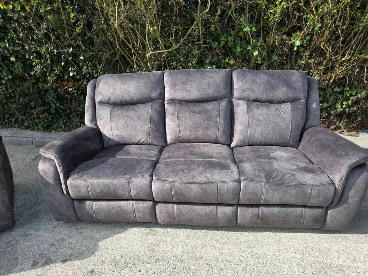 Brand new grey fabric sofa - Image 3