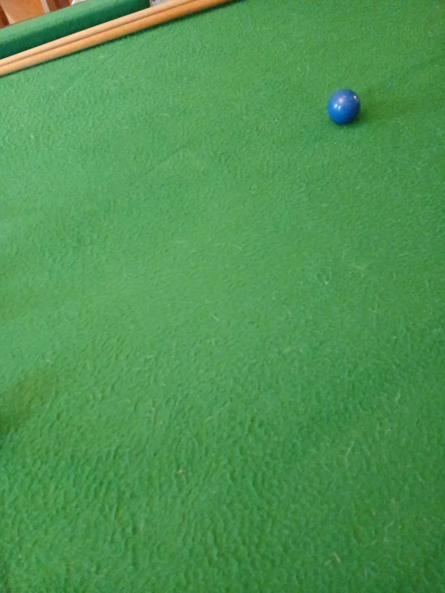 6ft Folding Snooker Table with all accessories - Image 3