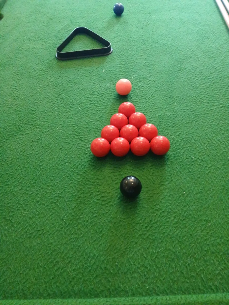 6ft Folding Snooker Table with all accessories - Image 4