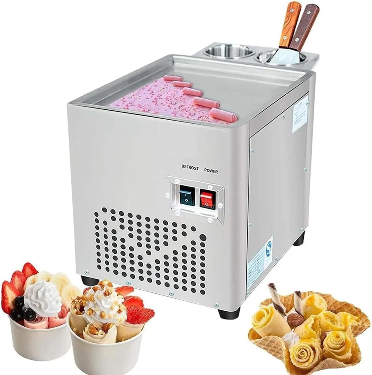 Fried Ice Cream & Frozen Yogurt Making Machine - Image 1