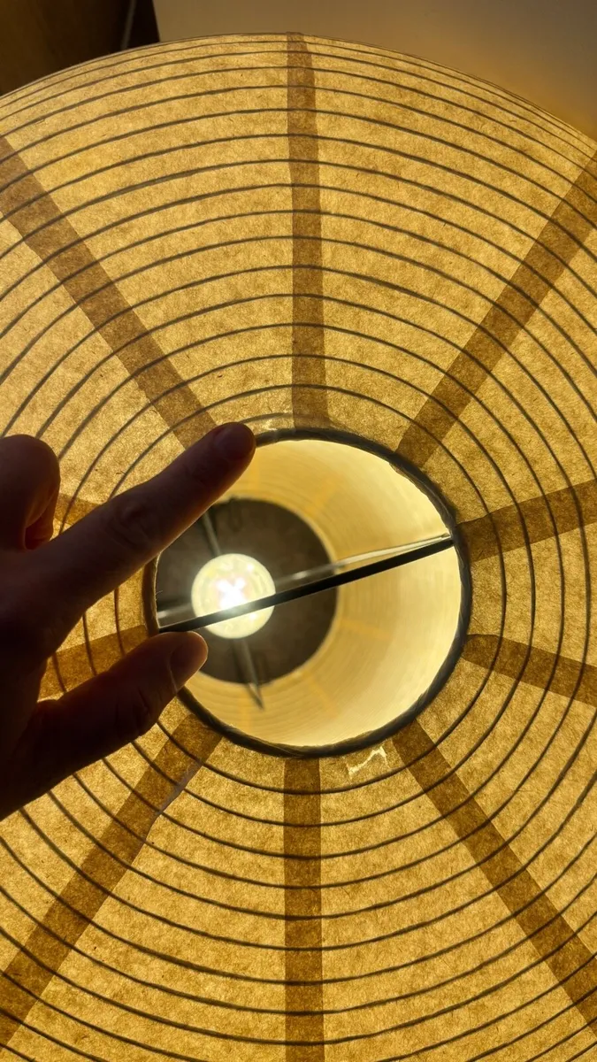 H&M Home Rice Paper Floor Lamp - Image 4