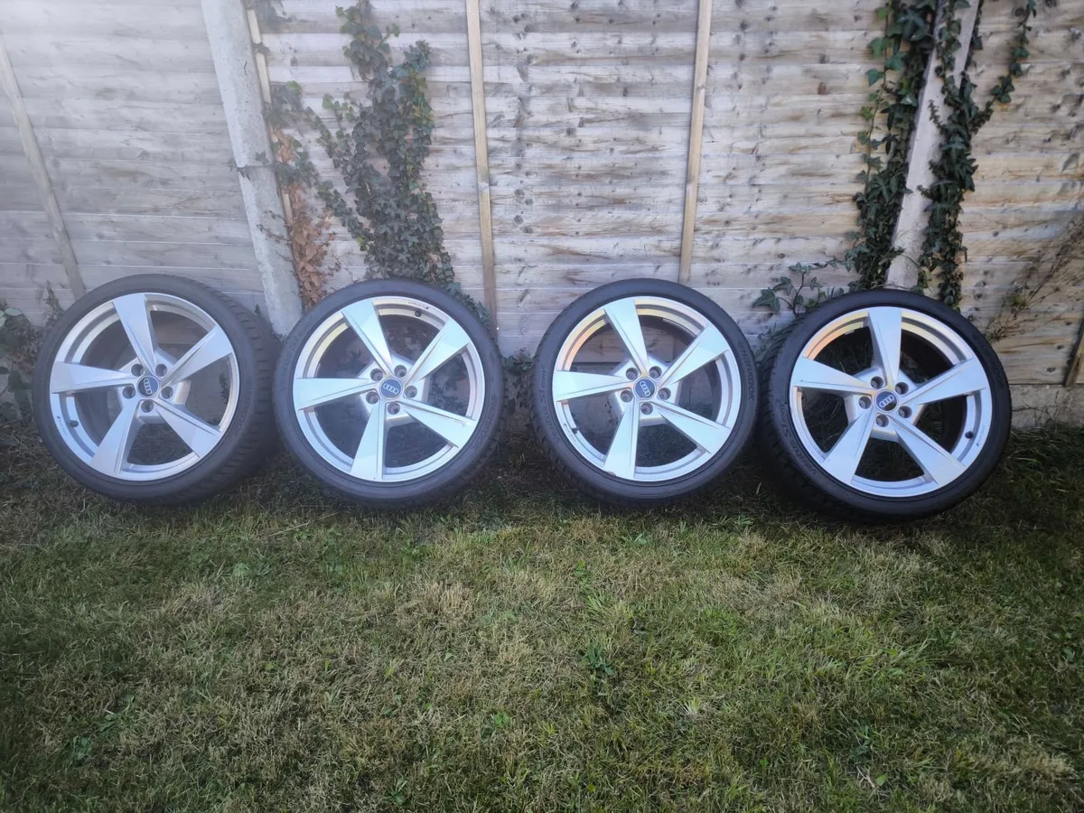 AUDI SPORT WHEELS  A3 A4 A5 ALLOYS 245/35/19 - Image 1