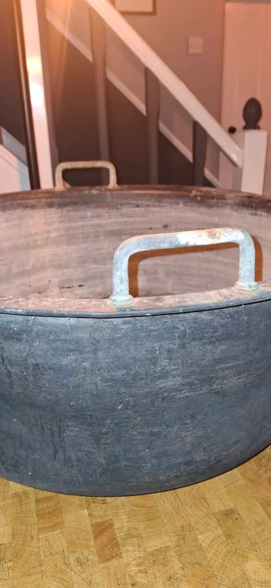 Antique Large Copper Vat - Image 2