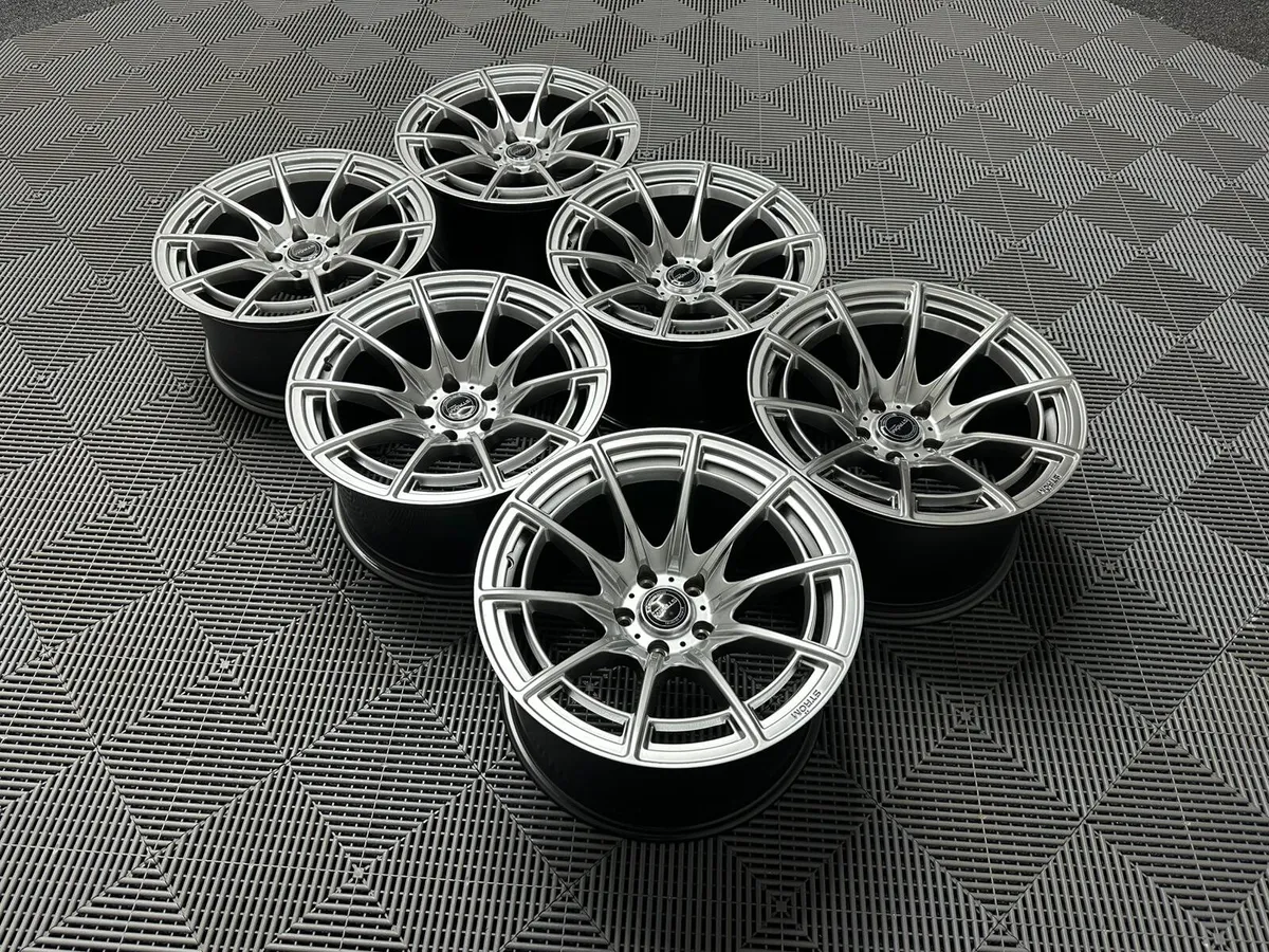 17 18" Inch Strom 55 Alloys 5x114.3 Silvia Skyline - Image 1