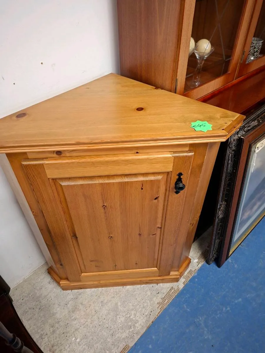PINE CORNER CABINET/STORAGE - Image 1