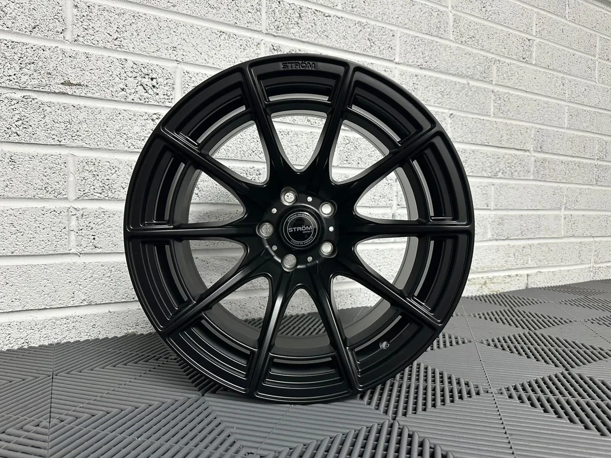 18" Inch Strom 55 Alloys 5x114.3  S14 S15 RX7 R32 - Image 1