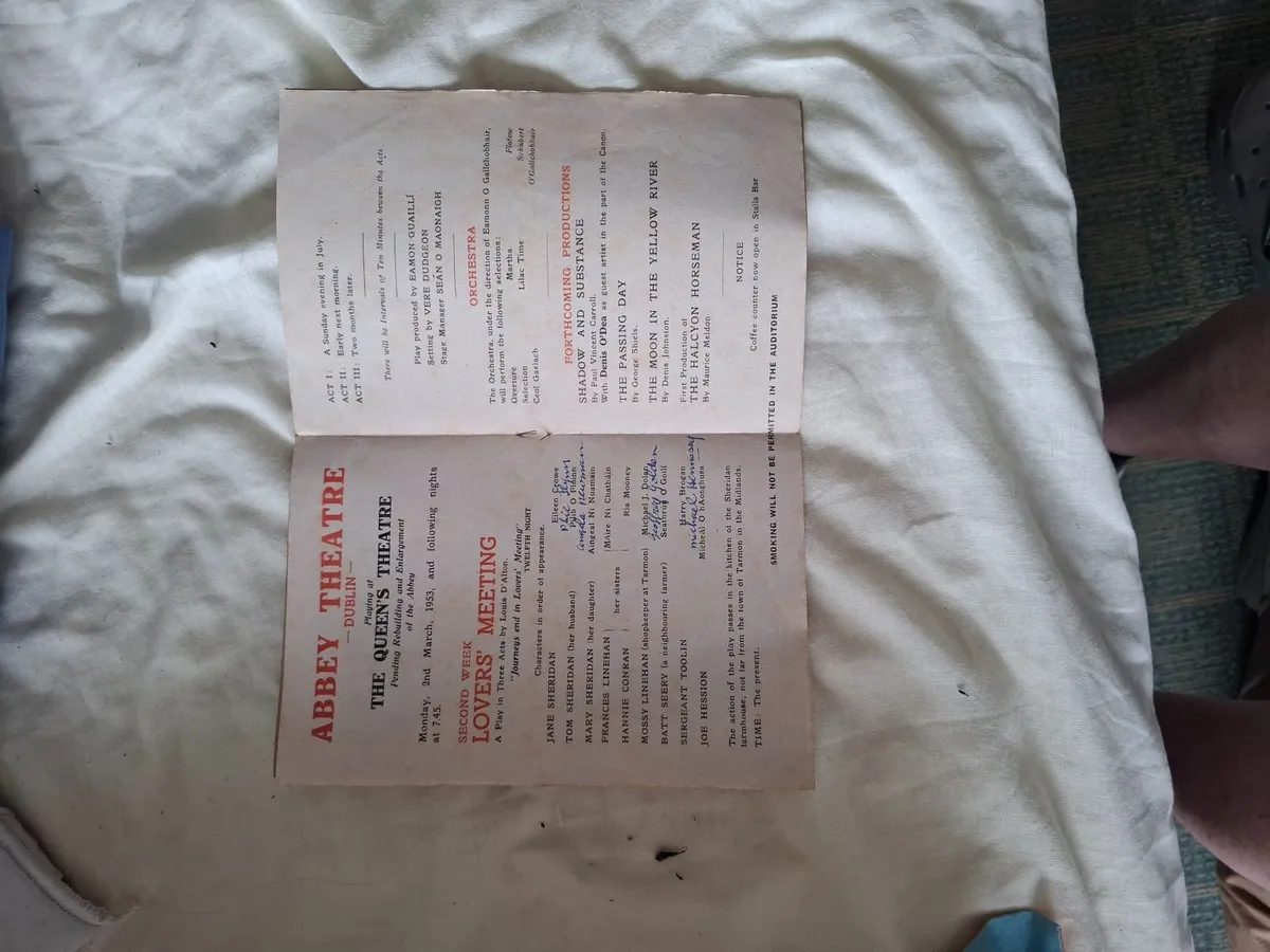 Theatre programme - Image 2